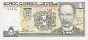 Gallery image for Cuba p128e: 1 Peso