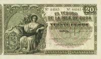 p41b from Cuba: 20 Pesos from 1891