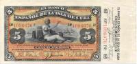 Gallery image for Cuba p48c: 5 Pesos from 1897