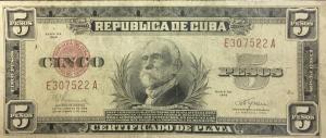 Gallery image for Cuba p70f: 5 Pesos