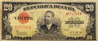 Gallery image for Cuba p72e: 20 Pesos
