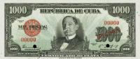 p76s from Cuba: 1000 Pesos from 1944