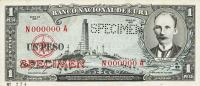 Gallery image for Cuba p87s2: 1 Peso