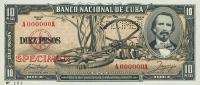Gallery image for Cuba p88s1: 10 Pesos