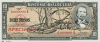 Gallery image for Cuba p88s2: 10 Pesos
