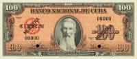 Gallery image for Cuba p93s1: 100 Pesos