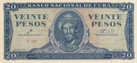 Gallery image for Cuba p97x: 20 Pesos