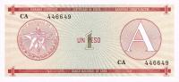 pFX1 from Cuba: 1 Peso from 1985