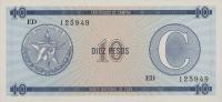 pFX22 from Cuba: 10 Pesos from 1988