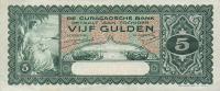 p22 from Curacao: 5 Gulden from 1939