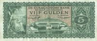 p29 from Curacao: 5 Gulden from 1948