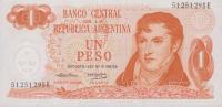 p293 from Argentina: 1 Peso from 1974