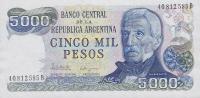 p305b from Argentina: 5000 Pesos from 1977