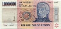 Gallery image for Argentina p310a: 1000000 Pesos