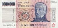 p310r from Argentina: 1000000 Pesos from 1981