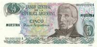 Gallery image for Argentina p312s: 5 Peso Argentino