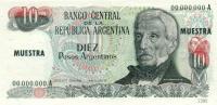 p313s from Argentina: 10 Peso Argentino from 1983