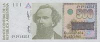 Gallery image for Argentina p328a: 500 Austral