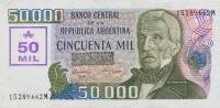 p332 from Argentina: 50000 Austral from 1989