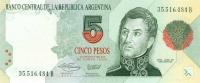 Gallery image for Argentina p341b: 5 Pesos
