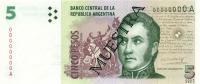 Gallery image for Argentina p347s: 5 Pesos
