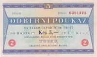 pFX42a from Czechoslovakia: 5 Korun from 1969