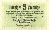 Gallery image for Danzig p34a: 5 Pfennig