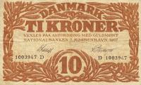 p21g from Denmark: 10 Kroner from 1917