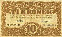 p21h from Denmark: 10 Kroner from 1919