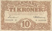 p31c from Denmark: 10 Kroner from 1937