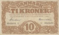 p31o from Denmark: 10 Kroner from 1943