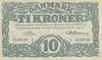 p37l from Denmark: 10 Kroner from 1948