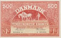 p41a from Denmark: 500 Kroner from 1944