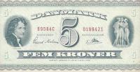 p42k from Denmark: 5 Kroner from 1956
