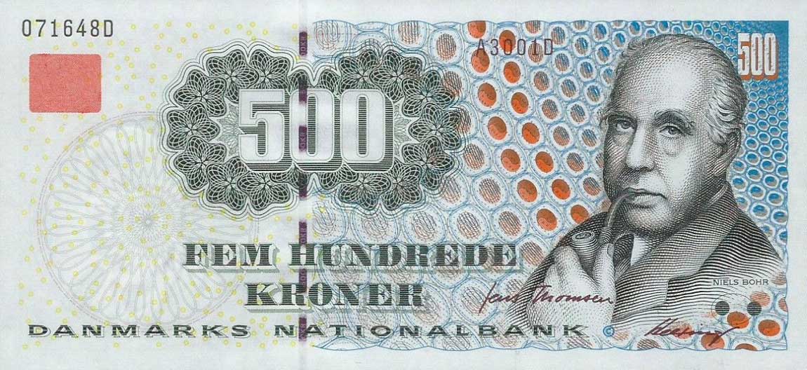 Front of Denmark p58d: 500 Kroner from 2000