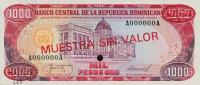 Gallery image for Dominican Republic p124s3: 1000 Pesos Oro