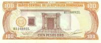 p144a from Dominican Republic: 100 Pesos Oro from 1993