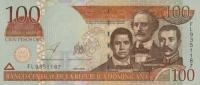 Gallery image for Dominican Republic p171a: 100 Pesos Oro