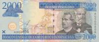 Gallery image for Dominican Republic p174a: 2000 Pesos Oro