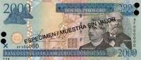 Gallery image for Dominican Republic p174s1: 2000 Pesos Oro