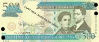 Gallery image for Dominican Republic p179s3: 500 Pesos Oro