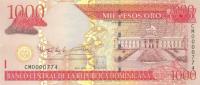 Gallery image for Dominican Republic p180b: 1000 Pesos Oro