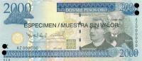 Gallery image for Dominican Republic p181s1: 2000 Pesos Oro
