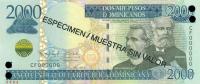 Gallery image for Dominican Republic p188s: 2000 Pesos Dominicanos