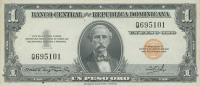 p60a from Dominican Republic: 1 Peso Oro from 1947