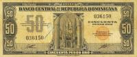 Gallery image for Dominican Republic p64a: 50 Pesos Oro