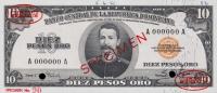 Gallery image for Dominican Republic p69s: 10 Pesos Oro