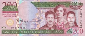 Gallery image for Dominican Republic p185a: 200 Pesos Dominicanos