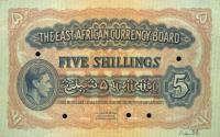 p26As from East Africa: 5 Shillings from 1939