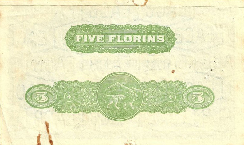 Back of East Africa p9: 5 Florin from 1920